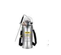 VEVOR Pulvérisateur manuel, capacité 1-3,5 gallons, acier inoxydable durable, 8L 2Gal