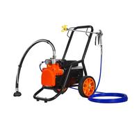 VEVOR Pulvérisateur sans Air sur Roulettes Pistolet de Peinture à Membrane 1700W