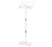 VEVOR Pupitre de Conférence Podium en Acrylique 104,5 cm Présentation Classe