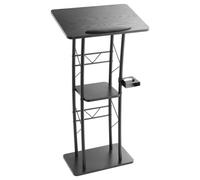 VEVOR Pupitre de Conférence Podium en Métal 118 cm pour Présentation Classe