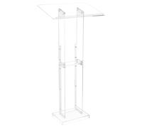 VEVOR Pupitre de Conférence Podium en Acrylique 126,5 cm Présentation Classe