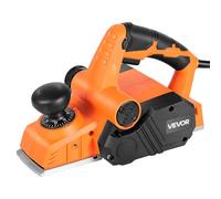 VEVOR Rabot Électrique Filaire Largeur de Coupe 82 mm Raboteuse à Bois à Main 900 W 14500 tr/min Profondeur Coupe Réglable 2 Lames Outil de Menuiserie pour Travail Chanfreinage Bois, Finition Lisse