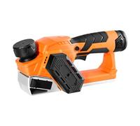 VEVOR Rabot Électrique sans Fil Largeur Coupe 56 mm Raboteuse à Bois à Main 14500 tr/min Batterie Lithium 2 Ah 12 V Moteur sans Balais Profondeur Coupe Réglable 2 Lames pour Travail Chanfreinage Bois