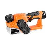 VEVOR Rabot Électrique sans Fil Largeur Coupe 56 mm Raboteuse à Bois à Main 14500 tr/min Batterie Lithium 2 Ah 12 V Moteur sans Balais Profondeur Coupe Réglable 2 Lames pour Travail Chanfreinage Bois
