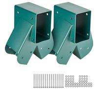 Raccord Balancoire - Vevor - 160x235x280 Mm, 2pcs Avec Matériel De Montage,Pour Pieds 10,2x10,2 Cm, Poutre 10,2x15,2 Cm, Vert