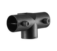 VEVOR Raccord de Chauffage Diesel 59 mm, Connecteur d'Évent à 3 Voies en T, avec 2 Vannes Rotatives à 90°, pour Réchauffeur d’Air Diesel de Stationnement de 2 kW, Pièce de Rechange Entretien