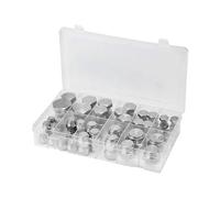 VEVOR Raccords Hydrauliques BSPP 64 PCS Kit Bouchons Hydrauliques avec Filetage de Précision, Kit d'Adaptateurs Hydrauliques Robustes en Acier Galvanisé, Tailles de Tableau de Bord 04/06/08/10/12/16