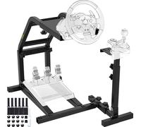 VEVOR Racing Simulator Support de volant pour Logitech G29, G27, G25 Racing Wheel Pro Stand Wheel et pédales, Ne comprend pas Wheel Stand