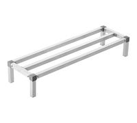 VEVOR Rack de Calage en Aluminium, 121,9x35,5x20,3 cm, Support de Stockage Commercial, Capacité de Charge 454 kg, Assemblage Facile, pour Rangement Aliments au Sol, dans Restaurants, Cuisines, Garages