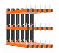 VEVOR Rack de Rangement pour Bois 3 Niveaux Lot de 6, 50 kg par Niveau | Rangement Mural Bois Pliable pour Atelier, Garage, Entrepôt, Sous-Sol, Rack Cantilever Acier avec Goupilles de Verrouillage