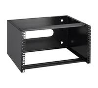 VEVOR Rack de Réseau Mural 6U, Profondeur 350 mm, Support de Serveur avec Écrous Cage, 22,68 kg, Largeur de Montage 482,6 mm, pour Équipements Informatiques Serveur Peu Profond et Commutateurs Réseau