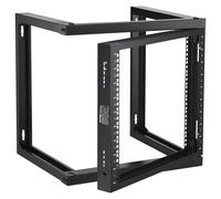 VEVOR Rack de Serveur Réseau à Cadre Ouvert 9U à Montage Mural 68,04 kg Noir