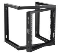 VEVOR Rack de Serveur Réseau à Cadre Ouvert 9U à Montage Mural 68,04 kg Noir