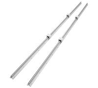 VEVOR Rail de Guidage Linéaire SBR20 2200 mm 2PCS Rails Linéaires 2200 mm 4PCS Blocs Roulement SBR20UU Kit Glissières à Roulement Linéaire pour Machines Automatisées Routeurs CNC Tours Imprimante 3D