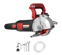 VEVOR Rainureuse à Béton Électrique 4800 W, Machine de Découpe Murale, Profondeur Max. 34 mm, pour Rainurage du Mur, Brique, Marbre, Pose de Gaines et Câbles Électriques, Chantiers, 5 Lames Incluses