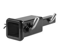 VEVOR Rallonge d'attelage de remorque, Adaptateur d'attelage récepteur 1-1/4" à 2", Extension de Tube d'attelage de remorque 6", capacité 4000 LB, goupilles d'attelage, Clips, boulons, écrous, Noir