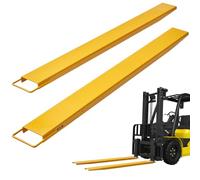 VEVOR Rallonges de Fourches à Palette 1820x140 mm Extensions de Fourche pour Chariot Élévateur Industriel 1 Paire Acier au Carbone Robuste pour Déplacer et Transporter Charges Volumineux Lourds, Jaune