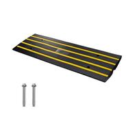 VEVOR Rampe à Seuil Rampe Trottoir Caoutchouc Hauteur 6,5cm Capacité Charge 15t