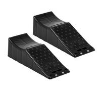 VEVOR Rampe d’Accès Voiture 2PCs, Rampe à Profil Bas, Capacité de Charge de 9 tonnes, Rampe de Voiture de Hauteur de Levage 14 cm, Rampe de Pneu Robuste pour les Vidanges d'Huile, Ascenseur Entretien