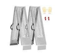 VEVOR Rampe d'accès en Aluminium, 2 pièces, Rampe de Chargement Pliable, Charge de 453 kg, avec Surface Plus Large, Robuste, Stable et Universelle, avec poignées, pour VTT, UTV, Moto, vélo électrique
