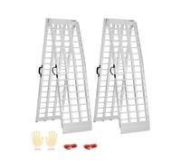 VEVOR Rampe d'accès en aluminium, 2 pièces, rampe de chargement pliable, 907 kg, avec surface de rampe plus large, robuste, stable et universelle, avec poignées, pour VTT, UTV, moto, vélo électrique