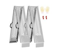 VEVOR Rampe d'accès en Aluminium, 2 pièces, Rampe de Chargement Pliable, Charge de 453 kg, avec Surface Plus Large, Robuste, Stable et Universelle, avec poignées, pour VTT, UTV, Moto, vélo électrique