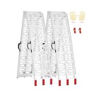 VEVOR Rampe d'accès en aluminium, 2 pièces, rampe de chargement pliable, 680 kg, avec surface de rampe plus large, robuste, stable et universelle, avec poignées, pour VTT, UTV, moto, vélo électrique