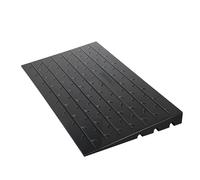 VEVOR Rampe de Bordure en Caoutchouc Rampe Seuil en Caoutchouc 75mmH 1t Charge