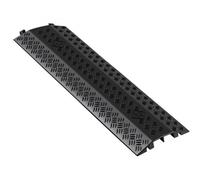 VEVOR Rampe de Protection Câbles, Charge 7938 kg, Passage de Câble au Sol, Canal 51 x 28 mm, Cache-câbles au Sol, Passe Câble pour Zones à Forte Circulation Piétonne, Intérieur, Extérieur, Entrepôt