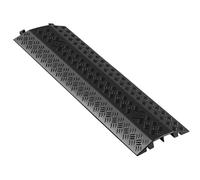 VEVOR Rampe de Protection Câbles, Charge 7938 kg, Passage de Câble au Sol, Canal 51 x 28 mm, Cache-câbles au Sol, Passe Câble pour Zones à Forte Circulation Piétonne, Intérieur, Extérieur, Entrepôt