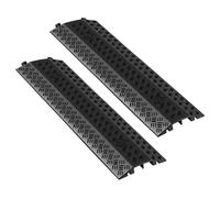VEVOR Rampe de Protection Câbles Passe Câble Sol Canal 51 x 28 mm 7938 kg 2 PCS