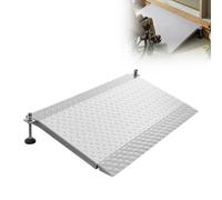 VEVOR Rampe de Seuil 1080x590 mm, Rampe de Chargement en Fer Antidérapante pour Fauteuil Roulant, Charge 340,2 kg, pour Seuil de Porte, Marches, Trottoirs, Déambulateurs, Scooters et Chariots