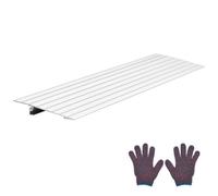 VEVOR Rampe de Seuil de Porte pour Fauteuil Roulant, Hauteur 26 mm, Capacité de Charge 363 kg, Rampe en Alliage Aluminium pour Fauteuils Roulants, Scooters, Fauteuils Électriques, Déambulateurs, Vélos