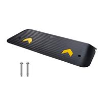 VEVOR Rampe de Seuil en Caoutchouc Recyclé - 5,1 cm avec Surface Antidérapante, Capacité de Charge 15 999,8 kg
