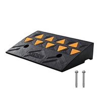 VEVOR Rampe de Seuil Hauteur 10,8 cm Rampe Trottoir en Caoutchouc Capacité de Charge 15 tonnes Rampe Accès Fauteuil Roulant Antidérapante pour Passage de Voitures Vélos Scooters Motos 50x30x10,8 cm