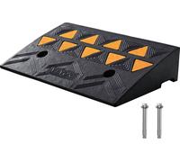 VEVOR Rampe de seuil Rampe d'accès en caoutchouc Rampe de trottoir 50x30x10,8cm