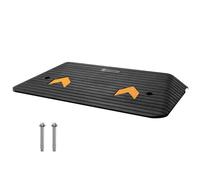 VEVOR Rampe de seuil Rampe de trottoir Rampe de seuil de porte 90,2x53,34x7,6 cm Caoutchouc