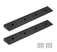 VEVOR Rampe de Trottoir, 50,8 mm, Rampe de Seuil en Caoutchouc, Lot de 2 Rampes d'Accès Antidérapantes, Capacité de Charge 15 tonnes, pour Passage de Fauteuils Roulants, Poussettes, Motos, Voitures
