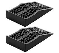 VEVOR Rampe de voiture, 2 PCs, rampe d'accès portable à profil bas pour voiture, capacité de 9072 kg, hauteur de levage de 66 mm, pour vidange, inspection et réparation de véhicule à châssis bas