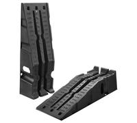 VEVOR Rampe de Voiture, 2 PCs, Rampe d'accès Portable à Profil Haut pour Voiture, capacité de 7257 kg, Hauteur de Levage de 170 mm, pour vidange, Inspection et réparation de camions et SUV, Noir