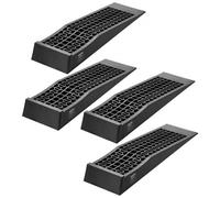 VEVOR Rampe de voiture, 4 PCs, rampe d'accès portable à profil bas pour voiture, capacité de 9072 kg, hauteur de levage de 65 mm, pour vidange, inspection et réparation de véhicule à châssis bas
