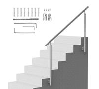 VEVOR Rampe Escalier Main Courante Extérieur 150 cm pour Porche Montage Latéral
