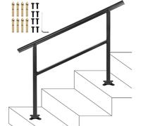 VEVOR Rampe d'escalier aluminium Extérieur Rampe d'entrée 122cm Main courante entrée maison