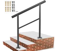 VEVOR Rampe Escalier Main Courante Alu Garde-Corps 75kg 2-3 Marches 91x89,5cm
