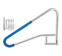 VEVOR Rampe Piscine Inox Barre d'Appui Rail avec Housse Poignée 137x91,4 cm