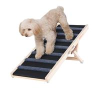 VEVOR Rampe pour Chien Pliable 100cm Hauteur Réglable 38-56cm pour Accès Voiture Noir