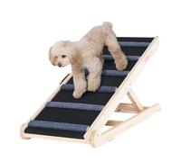 VEVOR Rampe pour Chien Longueur 1050 mm Rampe Pliable de Voiture Antidérapante pour Chiens de Petite ou Grande Taille Hauteur Réglable 35-65 cm Convient pour Lit, Canapé, Sofa, Intérieur, Extérieur