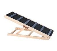 VEVOR Rampe pour Chien Pliable 105cm Hauteur Réglable 35-65cm pour Accès Voiture Noir
