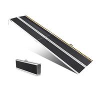 VEVOR Rampe de fauteuil roulant pliante de seuil alu portable 304,8 cm 363 kg