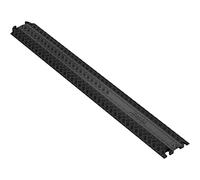 VEVOR Rampe Protection Câble 4x1,3 cm Passage Câble Sol TPR Capacité Charge 907 kg Goulotte Passe Câble Ralentisseur Modulaire pour Protéger Fils Électriques Bureau Maison Entrepôt Extérieur Intérieur
